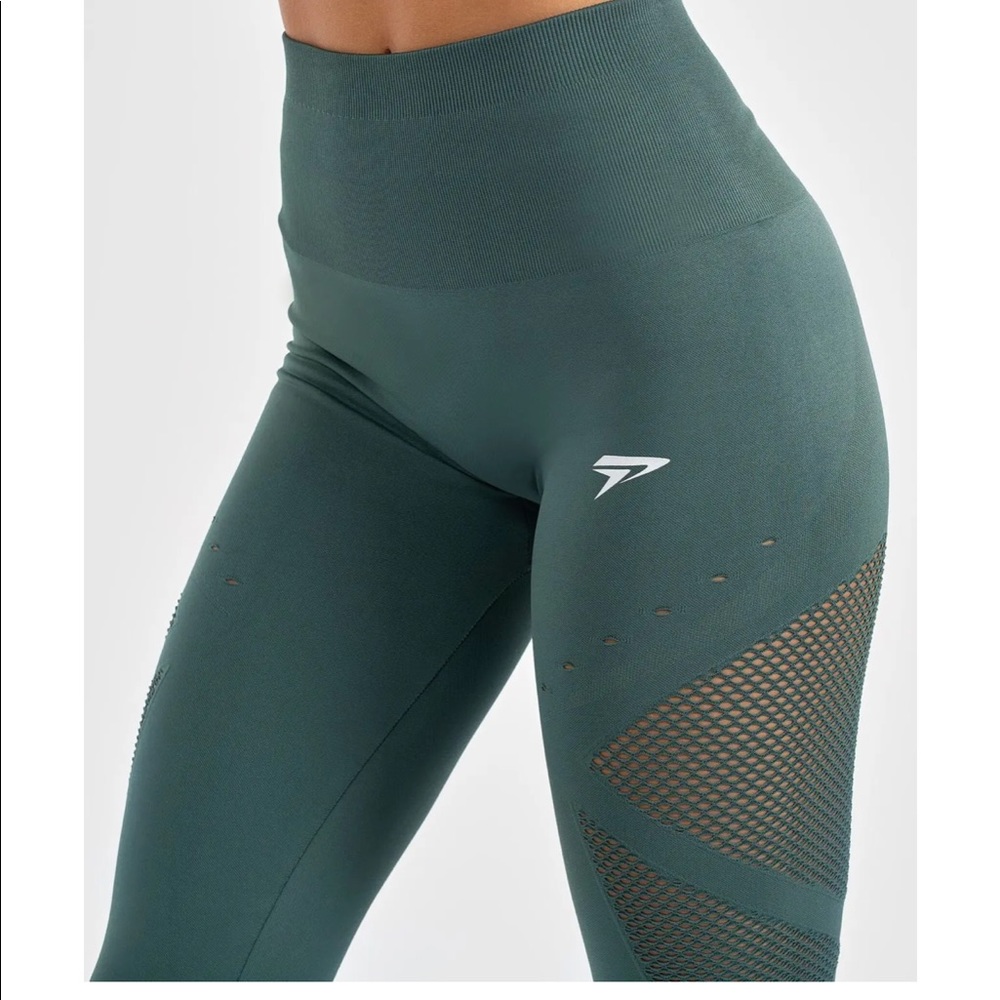 Physiq Apparel Enlighten Seamless Leggings Green Women’s Size Small - Picture 2 of 15